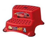 keeeper Tabouret à deux marches Igor Disney Cars antidérapant Rouge cerise 3 à 14 ans