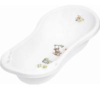 keeeper Winnie l'Ourson Baignoire pour Bébé Ergonomique avec Bouchon, De 0 à 12 Mois Environ, 100 cm, Maria, Blanc