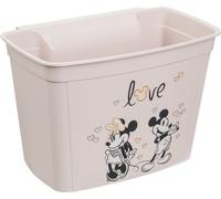 keeeper kids boîte de rangement "janek minnie" à suspendre rose nordique