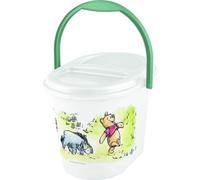 keeeper Winnie Seau à Couches avec Couvercle et poignée, Poubelle pour les Couches de Bébé, Karol, Blanc