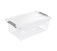 Petite boîte transparente avec couvercle 3,7 litres