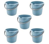 Keeeper Lot de 5 seaux Mika avec Bec verseur de 10 l