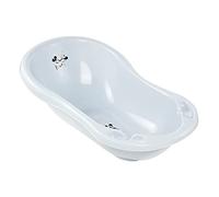 keeeper Mickey Baignoire pour Bébé Ergonomique avec Bouchon, De 0 à 12 Mois Environ, 84 cm, Maria, Bleu Ciel