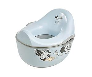keeeper Mickey, Pot pour Bébé 4en1 deluxe, Pot + Siège de Toilette + Tabouret + Distributeur de Lingettes humides, d'env. 18 mois à env. 4 ans, kasimir, Bleu