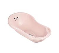 keeeper Minnie Baignoire pour Bébé Ergonomique avec Vidange, De 0 à 12 Mois Environ, 84 cm, Maria, Nordic Pink