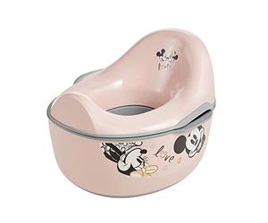 keeeper Minnie, Pot pour Bébé 4en1 deluxe, Pot + Siège de Toilette + Tabouret + Distributeur de Lingettes humides, d'env. 18 mois à env. 4 ans, kasimir, Rose