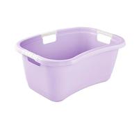 Keeeper Ouinne Laundry Tub Ergonomic With Soft-Grips 50 L | 3 poignées ergonomiques Soft Touch, forme de rein adaptée au corps, empilable horizontalement pour économiser de l'espace