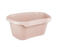 Corbeille à linge en Plastique 30,5 litres compacte et confortable - Rose