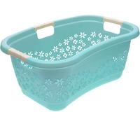 keeeper Panier à linge ergonomique "lasse" menthe
