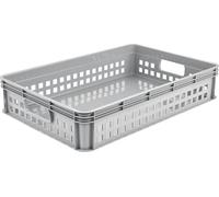 keeeper Panier de Transport, Empilable, en Polypropylène, 22 L, Robert, Nordic Grey