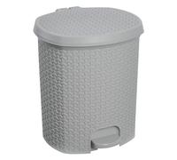keeeper Poubelle de salle de bain Elégante – plastique 21 litres – Gris