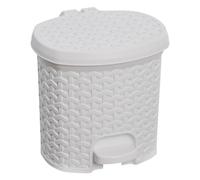 keeeper Poubelle à Pédale, 3 l, 19,5 x 20,5 x 20,5 cm, Tjark, Blanc (Nordic White)