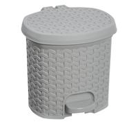 keeeper Poubelle cosmétique à pédale Tjark – 3 L Plastique – Gris nordique