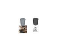 keeeper Poubelle Mini-Tonne 'mats' avec couvercle, 7 litres