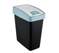 keeeper Poubelle rectangulaire à couvercle basculant 25 litres Bleu