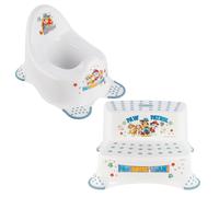 Keeeper Psi Patrol pot et plateforme antidérapants, blanc, 15 kg max