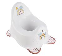 Keeeper Rainbow Pot pour Bébé, de 18 Mois à 3 Ans Environ, Anti-Dérapant, Adam, Blanc