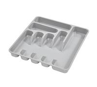 keeeper Range-Couverts à 7 Compartiments, Insert de Tiroir, 39,5 x 37 x 5 cm, Pablo, Nordic Grey
