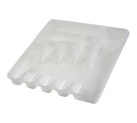 keeeper Range-couverts "pablo" 7 compartiments PP naturel transparent