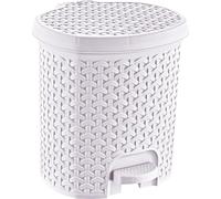 keeeper Seau à maquillage à pédale "tjark" 3 litres nordic-white