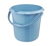 keeeper Seau avec Bec verseur, Graduation Intégrée et Poignée Ergonomique, 10 L, Mika Eco Line, Bleu (Eco Sky Blue)