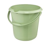 keeeper Seau avec Bec verseur, Graduation Intégrée et Poignée Ergonomique, 10 L, Mika Eco Line, Vert (Eco Grass Green)