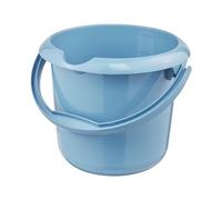 keeeper Seau avec Bec verseur, Graduation Intégrée et Poignée Ergonomique, 5 L, Mika Eco Line, Bleu (Eco Sky Blue)