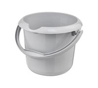 keeeper Seau avec Bec verseur, Graduation Intégrée et Poignée Ergonomique, 5 L, Mika Eco Line, Gris (Eco Stone Grey)