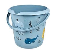 keeeper Seau avec Graduation Intégrée et Poignée Ergonomique, 10 l, Ilvie Sea Life, Nordic Blue