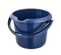keeeper Seau avec Graduation Intégrée et Poignée Ergonomique, 5 L, Mika Eco Line, Eco Bleu