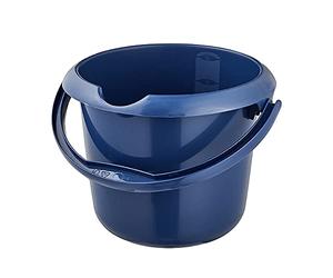 keeeper Seau avec Graduation Intégrée et Poignée Ergonomique, 5 L, Mika Eco Line, Eco Bleu