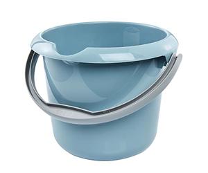 keeeper Seau avec Graduation Intégrée et Poignée Ergonomique, 5 L, Mika, Nordic Blue