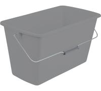 keeeper Seau de Nettoyage Bent, 13 L, Rectangulaire, Polypropylène, 42 x 22 x 22,5 cm, Nordic Grey
