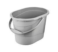 keeeper Seau de Nettoyage Thies Avec Poignée Ergonomique, Poignée Encastrée et Bec Verseur, 13 L, Polypropylène, 37,5 x 26,5 x 25 cm, Nordic Grey