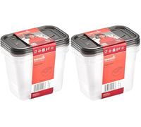keeeper Set de 3x Fredo Pot de conservation des aliments frais rectangulaire 1 l (Lot de 2)