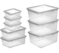 keeeper Set de boîtes de rangement "bea" 8 pièces PP