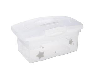 keeeper Stars Traveller, Boîte de Rangement Organiseur avec Couvercle, Patryk, Nordic White (Blanc)