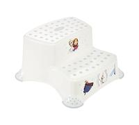 keeeper Tabouret à Deux Marches, de 3 à 14 ans Environ, Fonction Antidérapante, Igor, Blanc, Disney la Reine des Neiges