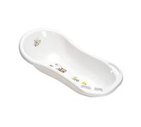 keeeper Winnie l'Ourson Baignoire pour Bébé Ergonomique avec Bouchon, De 0 à 12 Mois Environ, 100 cm, Maria, Blanc