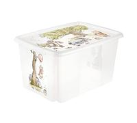 keeeper Boîte de rangement Winnie l'Ourson 45 L – pour enfants, transparent, pivotante et empilable