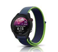 KeeFos 18MM Nylon Bracelet Compatible avec Garmin Venu 3S 41mm/Venu 2S/Forerunner 265S/255S, Remplacement en Réglable Bracelet pour Garmin Vivoactive 4S 40mm/Vivomove 3S 39mm - Bleu foncé