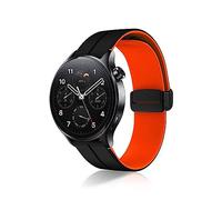 KeeFos 22MM Bracelet de Silicone pour Huawei Watch GT6 Pro 46mm/GT6 46mm/GT5 Pro/GT5/GT4/GT3(46 mm), Bracelet pour Huawei Watch Ultimate 2/4Pro 48mm/5/4/3Pro(46 mm) - Noir