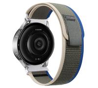 KeeFos 22MM Trail Loop Bracelet pour Xiaomi Redmi Watch 5 Active/Redmi Watch 5 Lite/Watch S3/Watch 2 Pro, Nylon Sport Bracelets pour Huawei Watch GT 5 46mm/GT 5 Pro 46mm/GT 4 46mm - Bleu/Gris