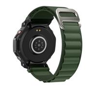 KeeFos Alpine Loop Bracelet Bracelet Compatible avec Amazfit T-Rex 3, Homme Femme Nylon Titanium G-Hook Bracelets Compatible avec Amazfit T-Rex 3 - Vert