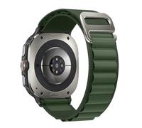 KeeFos Alpine Loop Bracelet Bracelet Compatible avec Samsung Galaxy Watch Ultra 47mm 2025, Homme Femme Nylon Titanium G-Hook Bracelets Compatible avec Samsung Galaxy Watch Ultra 47mm 2024 - Vert