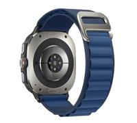 KeeFos Alpine Loop Bracelet Bracelet Compatible avec Samsung Galaxy Watch Ultra 47mm 2025, Homme Femme Nylon Titanium G-Hook Bracelets Compatible avec Samsung Galaxy Watch Ultra 47mm 2024 - Bleu