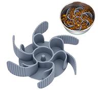 Keegud Insert à Alimentation Lente pour gamelle de Chien, 36 ventouses, découpable, pour Chiens de Grande et Moyenne Tailles, Compatible avec gamelles pour Chiens Standard et surélevées (Turbine)