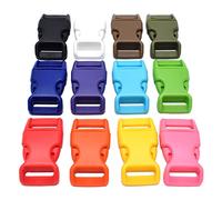 KEEJEA Lot de 60 boucles en plastique unisexe avec ouverture latérale