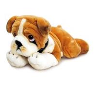 KEEL TOYS - 64699 - JOUET DE PREMIER AGE - PELUCHE - CHIEN - BULLDOG - 35 CM G