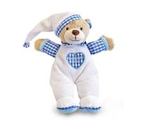 Keel Toys - 64996 - Peluche Ours Goodnight - 15 cm - Bleu